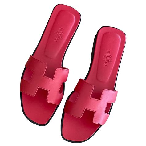 hermes oran street pink|oran sandals Hermes.